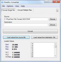 PowDLL Converter 2.42.5186.29064 screenshot. Click to enlarge!