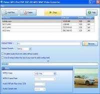 Power MP4 iPod PSP 3GP AVI MPG WMV Video Converter 9.9.160 screenshot. Click to enlarge!