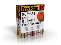 PrecisionID OCR-A and OCR-B Fonts 2012 screenshot. Click to enlarge!