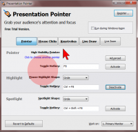 Presentation Pointer 1.6.0 screenshot. Click to enlarge!