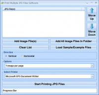 Print Multiple JPG Files Software 7.0.0.0 screenshot. Click to enlarge!