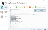 Privacy Protector for Windows 10 1.6.0.1 screenshot. Click to enlarge!