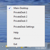 PrivateDesk 1.0.1 screenshot. Click to enlarge!