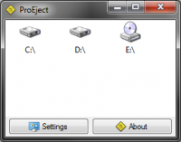 ProEject 1.0.0.0 screenshot. Click to enlarge!