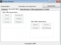 Process Assassin 2.0 screenshot. Click to enlarge!