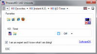 ProcessKO 3.93 screenshot. Click to enlarge!