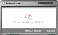 Protected Folder 1.0 screenshot. Click to enlarge!