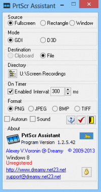 PrtScr Assistant 1.3.0.63 screenshot. Click to enlarge!