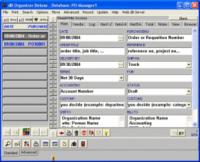 Purchase Order Organizer Deluxe 3.7 screenshot. Click to enlarge!