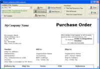 Purchase Order Organizer Pro 3.1 screenshot. Click to enlarge!