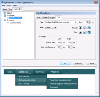 Pure CSS Menu for FrontPage and Expression Web 2.0.5 screenshot. Click to enlarge!