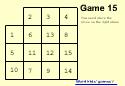 Puzzle 15 1 screenshot. Click to enlarge!