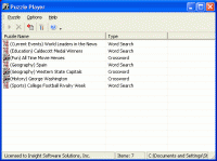 Puzzle Player 1.0d screenshot. Click to enlarge!