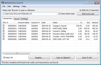 QFX2CSV 2.3.2.0 screenshot. Click to enlarge!