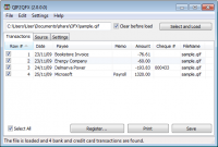 QIF2QFX 2.2.1.2 screenshot. Click to enlarge!