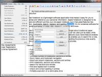 Qeuxsoft Digital Notebook 1.4.7 screenshot. Click to enlarge!
