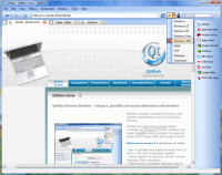 QtWeb Portable 3.8.5.108 screenshot. Click to enlarge!