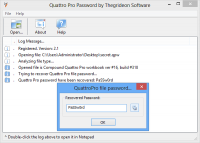 Quattro Pro Password 2015.05.30 screenshot. Click to enlarge!