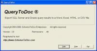 QueryToDoc 3.8 screenshot. Click to enlarge!