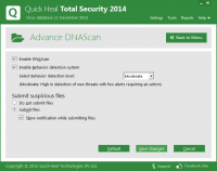 Quick Heal Total Security 17.00 (10.0.1.28) screenshot. Click to enlarge!