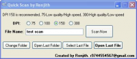 Quick Scan 3.7.0.0 screenshot. Click to enlarge!