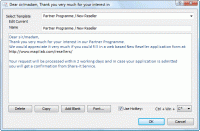 Quick Templates for Outlook 1.4.2 screenshot. Click to enlarge!