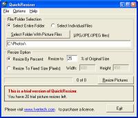 QuickResizer 2.0.1 screenshot. Click to enlarge!