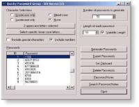 Quicky Password Generator - Shareware 2.0 screenshot. Click to enlarge!