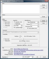 R128Gain 1.0.8 screenshot. Click to enlarge!
