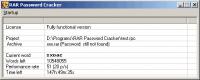 RAR Password Cracker 4.12 screenshot. Click to enlarge!