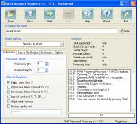 RAR Password Recovery 1.1 RC17 screenshot. Click to enlarge!
