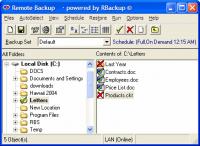 RBackup for Online Backup Services 11.7.8 screenshot. Click to enlarge!