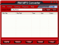 RM MP3 Converter 2.70.03 screenshot. Click to enlarge!