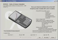 RORICX - Rate of Return Calculator 1.5 screenshot. Click to enlarge!