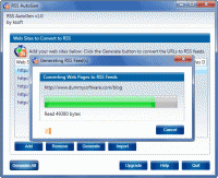 RSS AutoGen 1.6 screenshot. Click to enlarge!