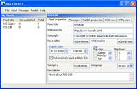 RSS Edit 1.21 screenshot. Click to enlarge!