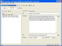 RSS Feed Creator 2.91 screenshot. Click to enlarge!