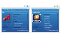Radio Player Live 2.1.x screenshot. Click to enlarge!