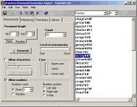 Random Password Generator Expert 2.0 screenshot. Click to enlarge!