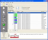 Ranking Toolbox 6.1.5 screenshot. Click to enlarge!