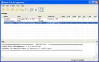 Rapid File Defragmentor 1.4 build 686 screenshot. Click to enlarge!
