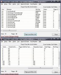 Rapid PDF Count 5.07 screenshot. Click to enlarge!