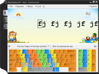 RapidTyping Typing Tutor 4.6.5 screenshot. Click to enlarge!