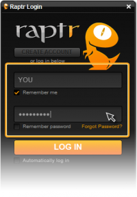 Raptr 3.5.4 Build 78109 screenshot. Click to enlarge!