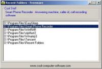 Recent Folders 1.0.1 screenshot. Click to enlarge!