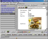 Recipe Organizer Deluxe 4.21 screenshot. Click to enlarge!