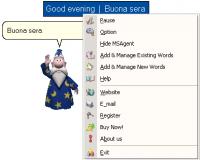 Recite Italian Words 3.1 screenshot. Click to enlarge!