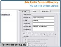 Recover Password Outlook Express 3.0.1.5 screenshot. Click to enlarge!