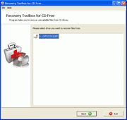 Recovery Toolbox for CD Free 1.0.11 screenshot. Click to enlarge!