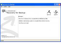 Recovery for Backup 2.0.1008 screenshot. Click to enlarge!